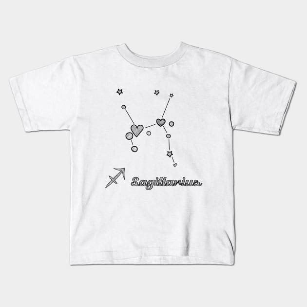 sagittrius  zodiac sign Kids T-Shirt by Design4Wizard